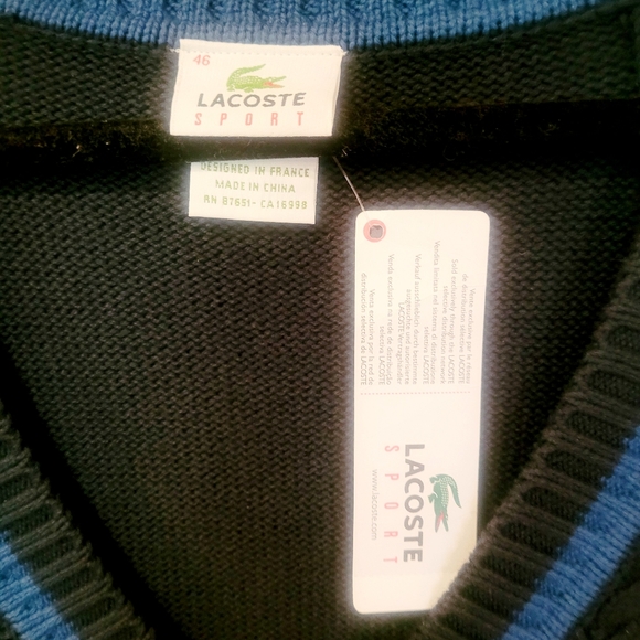 Lacoste Womens Sport Eclipse Sweater NWT! - Picture 3 of 8